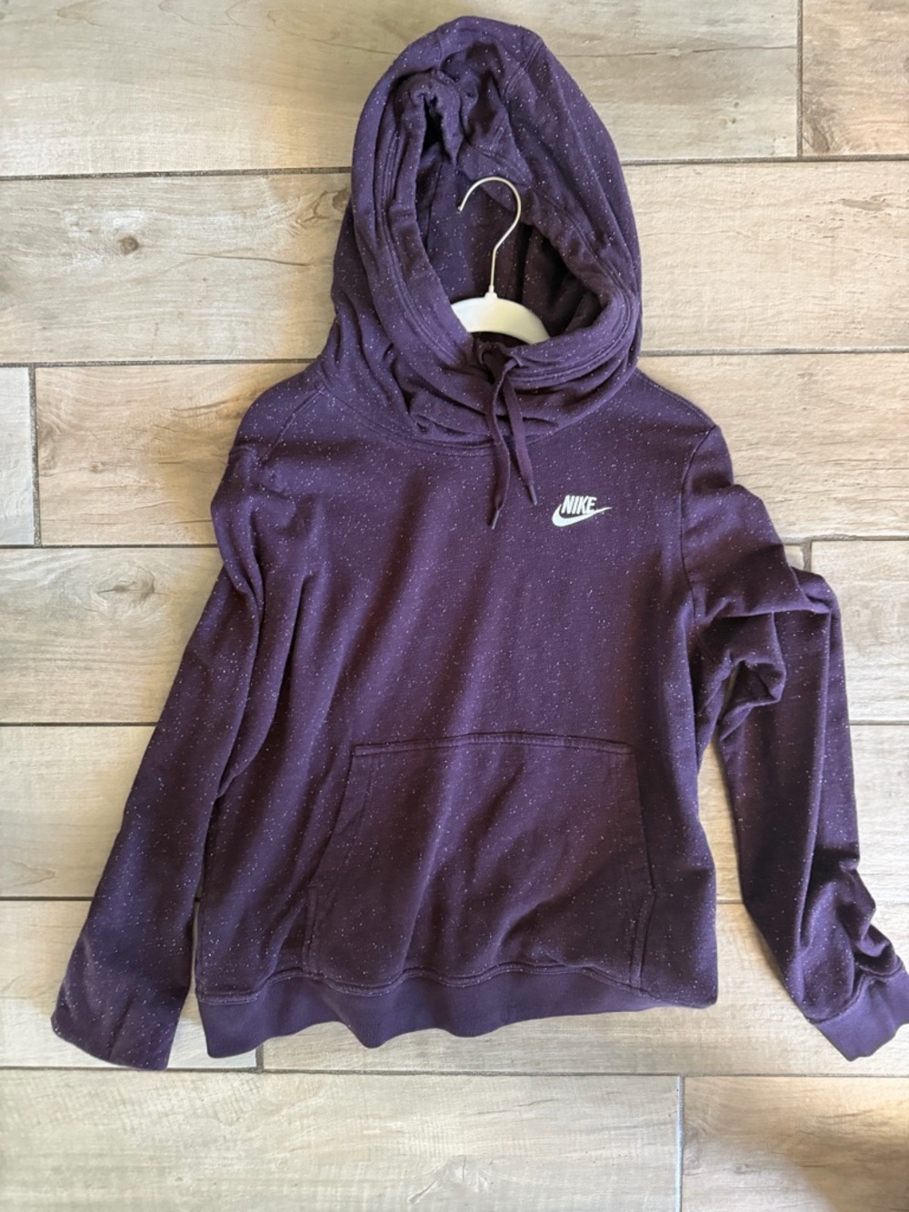 Nike Women's Speckled Plum Cowl Hoodie